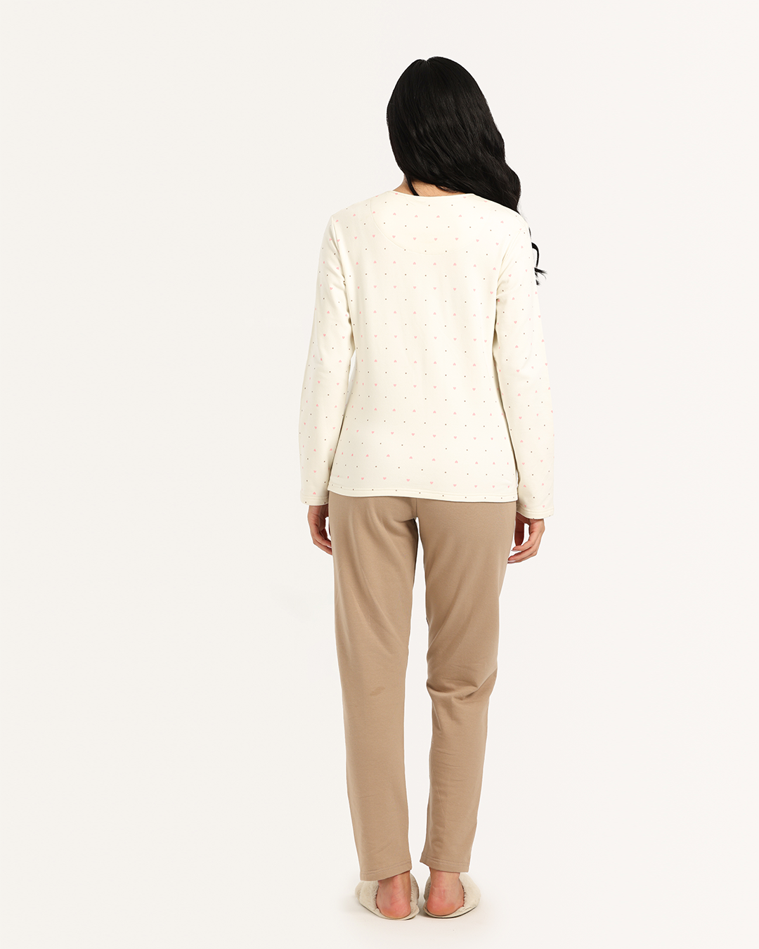 بيجاما حريمى زراير قلوب صغيرة