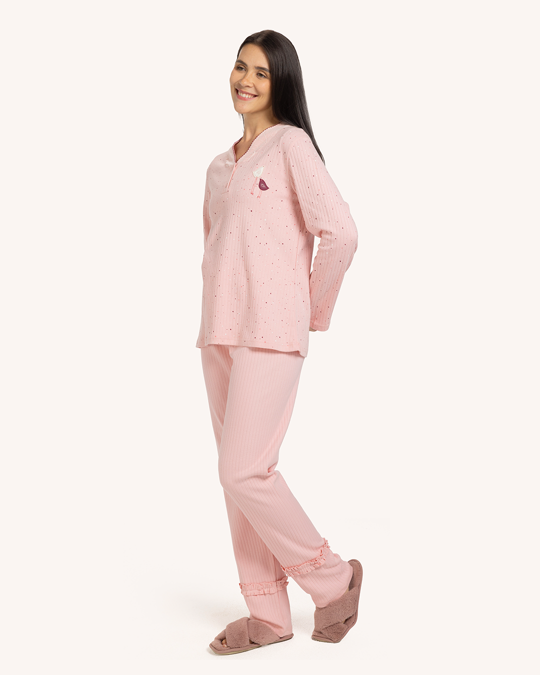 بيجاما حريمى كم بنطلون عصفورتين