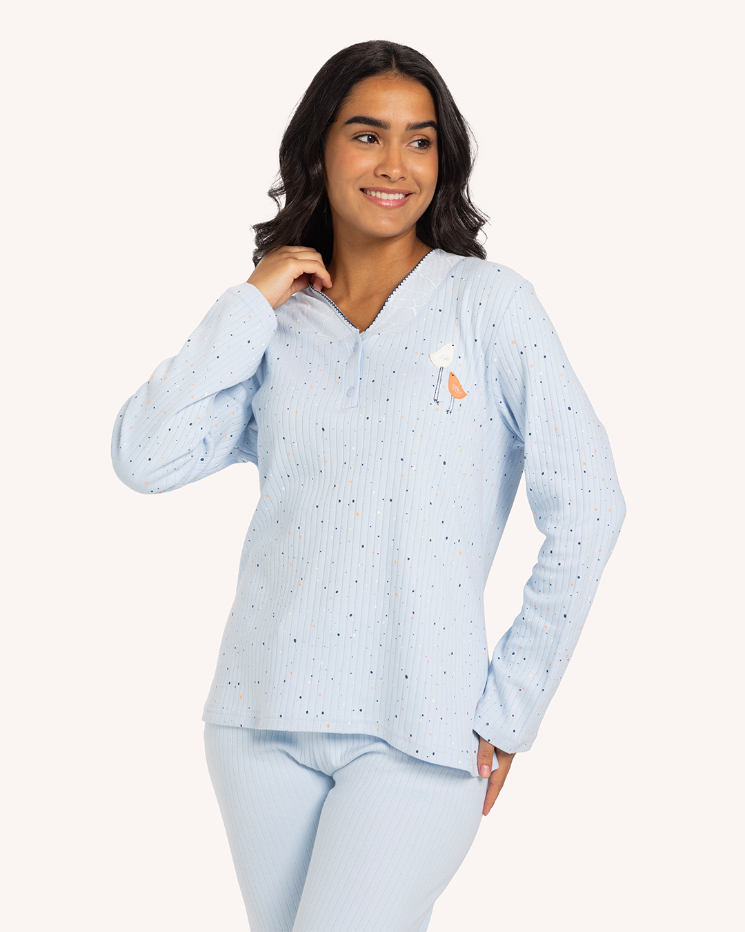 بيجاما حريمى كم بنطلون عصفورتين