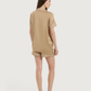 Women's half-sleeved pajama with shorts