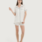 Women's half-sleeved pajama with shorts