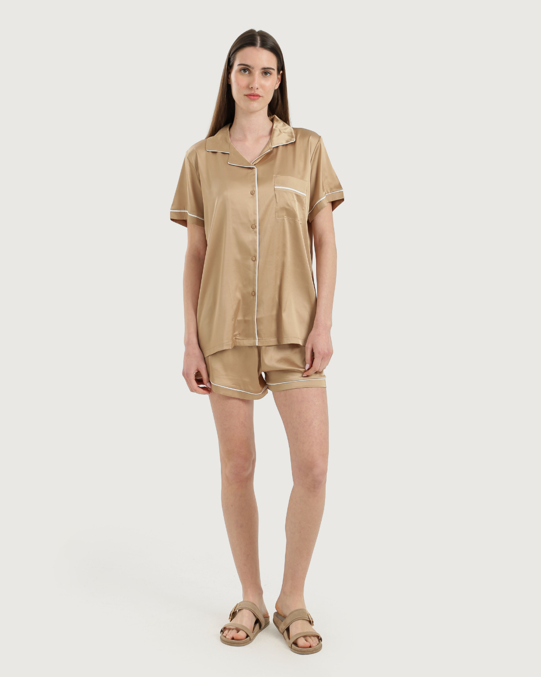 Women's half-sleeved pajama with shorts