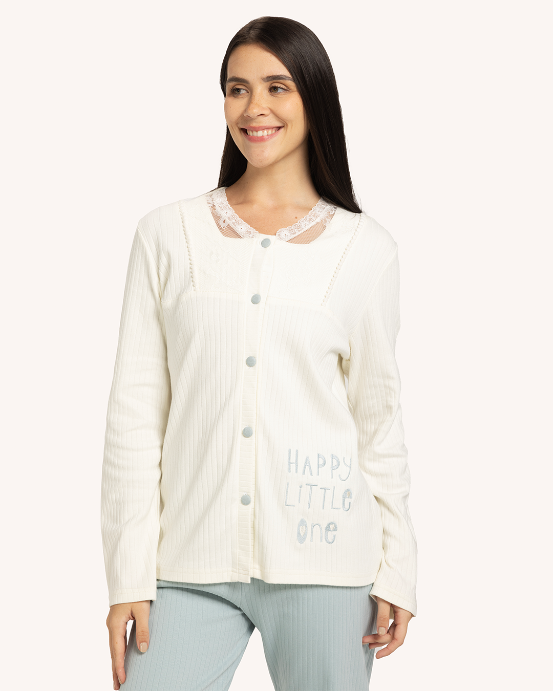PYJAMA BRODEHE De Dentelle Avec Un Beurre