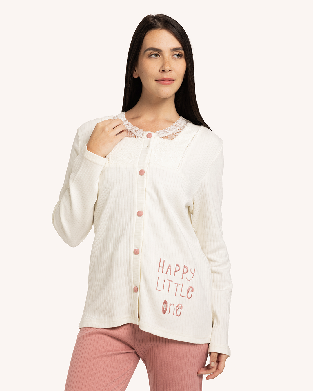PYJAMA BRODEHE De Dentelle Avec Un Beurre