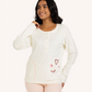 Pyjama avec vous et pantalon pointillé