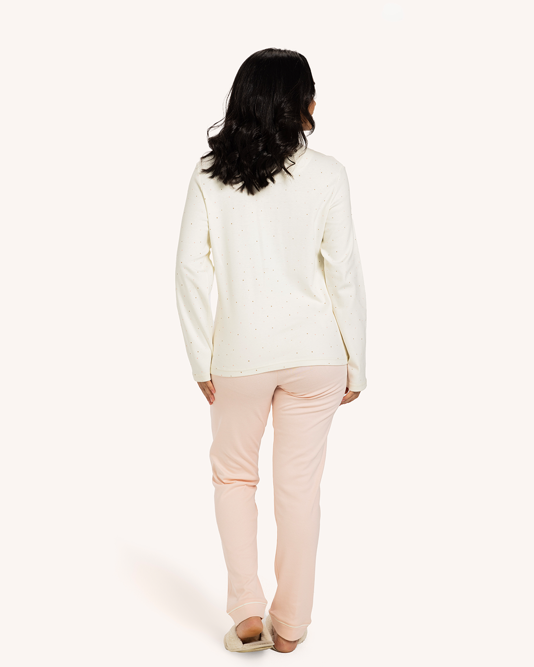 Pyjama avec vous et pantalon pointillé