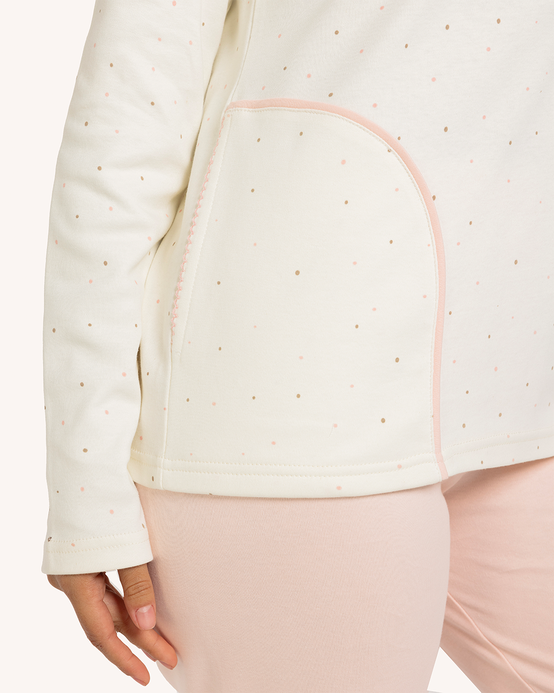 Pyjama avec vous et pantalon pointillé