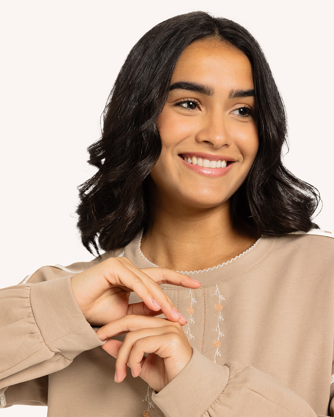 بيجاما حريمى كم بنطلون فرع ورد