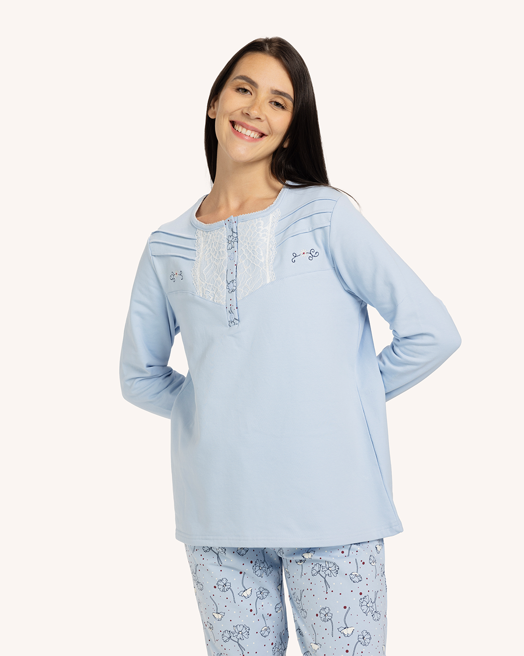 بيجاما حريمى طباعه ورد