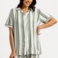 Women's Short Sleeve Pajama Set with Pants