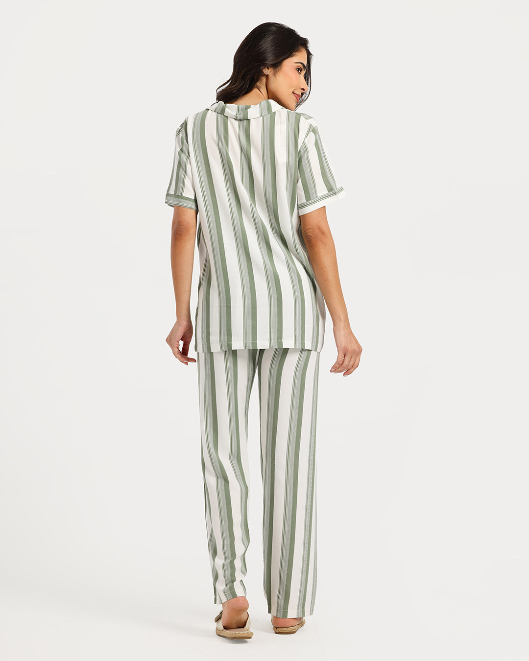 Women's Short Sleeve Pajama Set with Pants