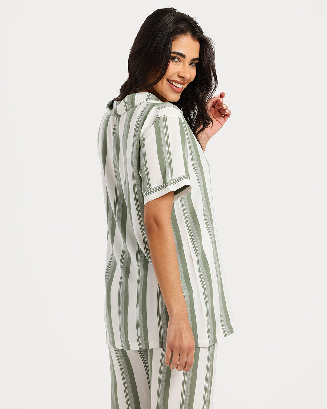 Women's Short Sleeve Pajama Set with Pants
