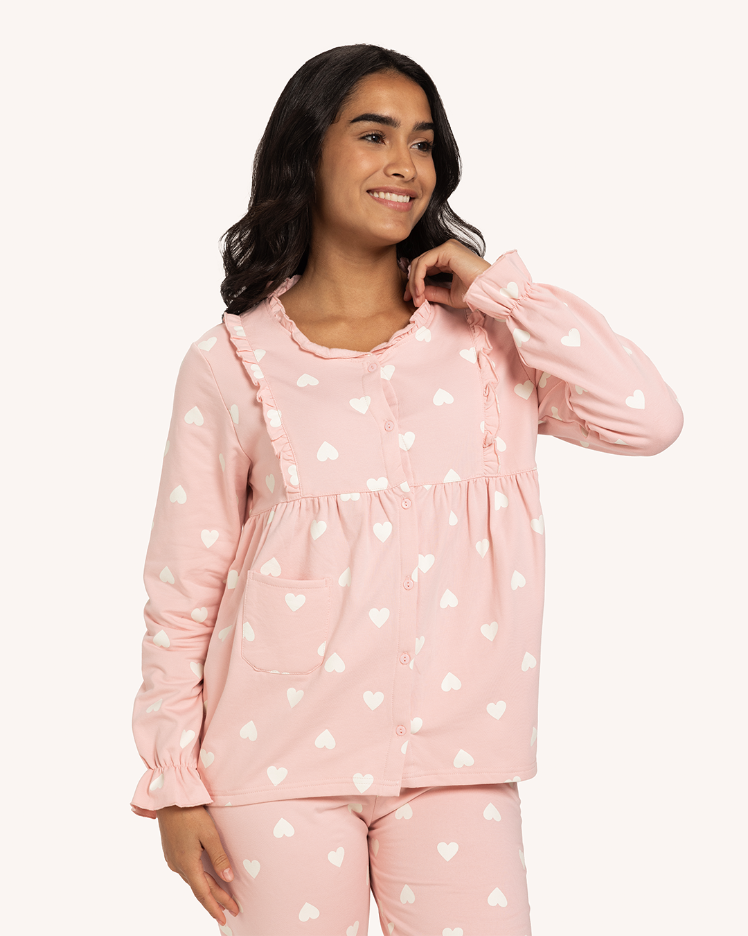 Pajamas Harimi Avec Des Cœurs de cœur