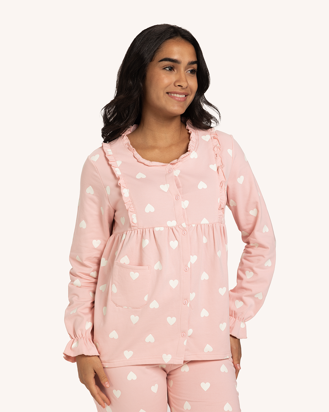 Pajamas Harimi Avec Des Cœurs de cœur