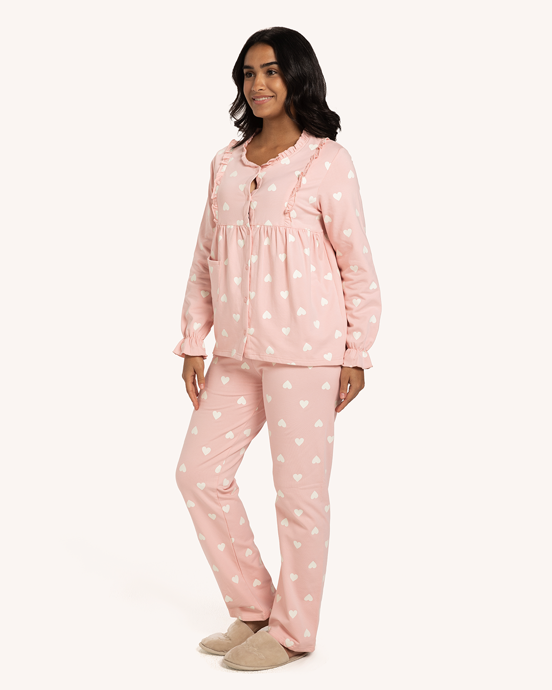Pajamas Harimi Avec Des Cœurs de cœur
