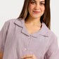 Women's pajama with short sleeves with shorts