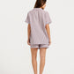 Women's pajama with short sleeves with shorts