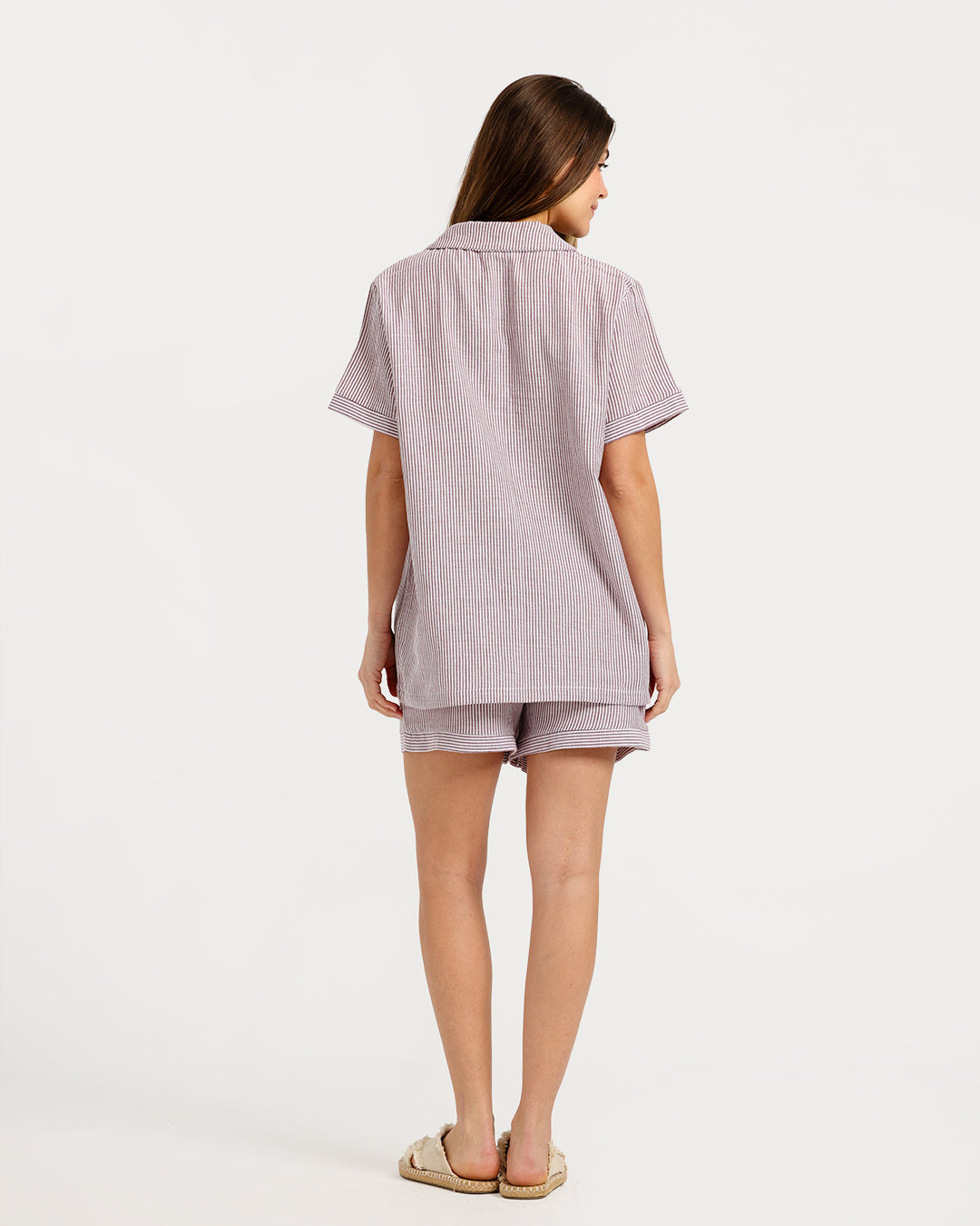 Women's pajama with short sleeves with shorts
