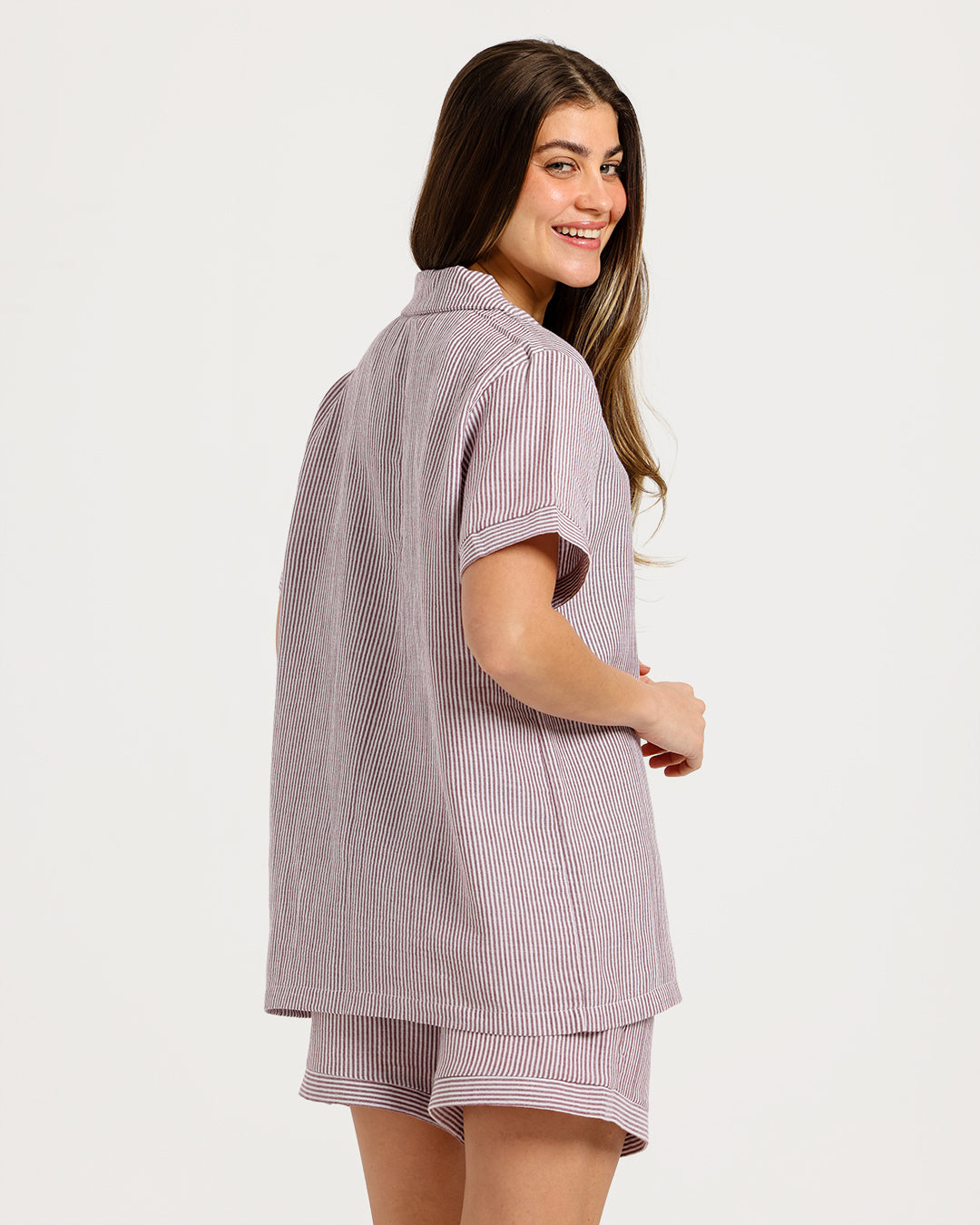 Women's pajama with short sleeves with shorts