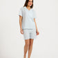Women's pajama with short sleeves with shorts