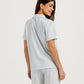 Women's pajama with short sleeves with shorts