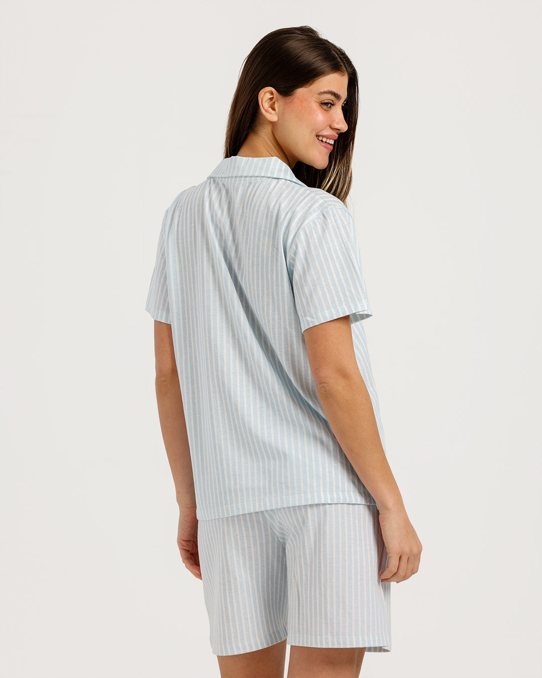 Women's pajama with short sleeves with shorts