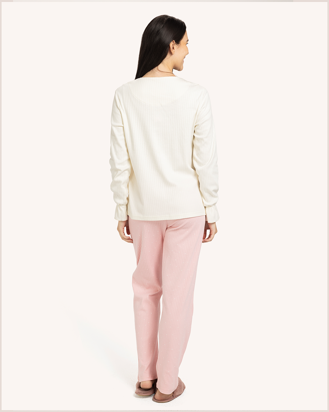 Pajamas Harimi Avec Deux Roses