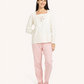 Pajamas Harimi Avec Deux Roses