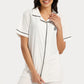 Women's Short Sleeve Pajama Set with Pants