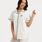 Women's Short Sleeve Pajama Set with Pants