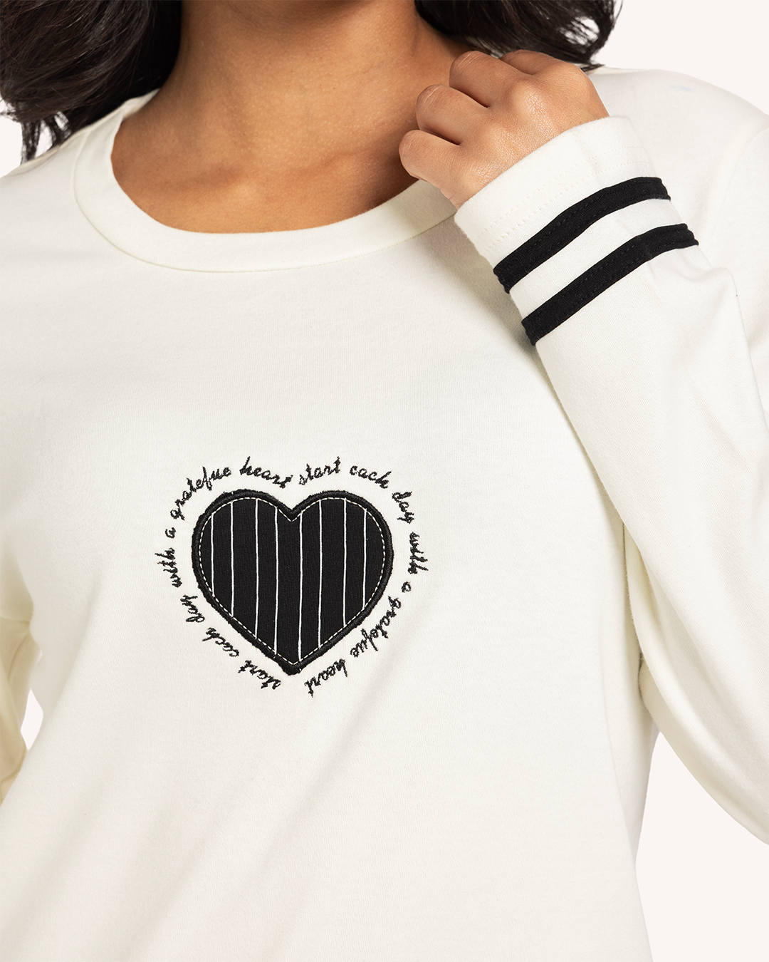 بيجاما حريمى كم بنطلون قلب