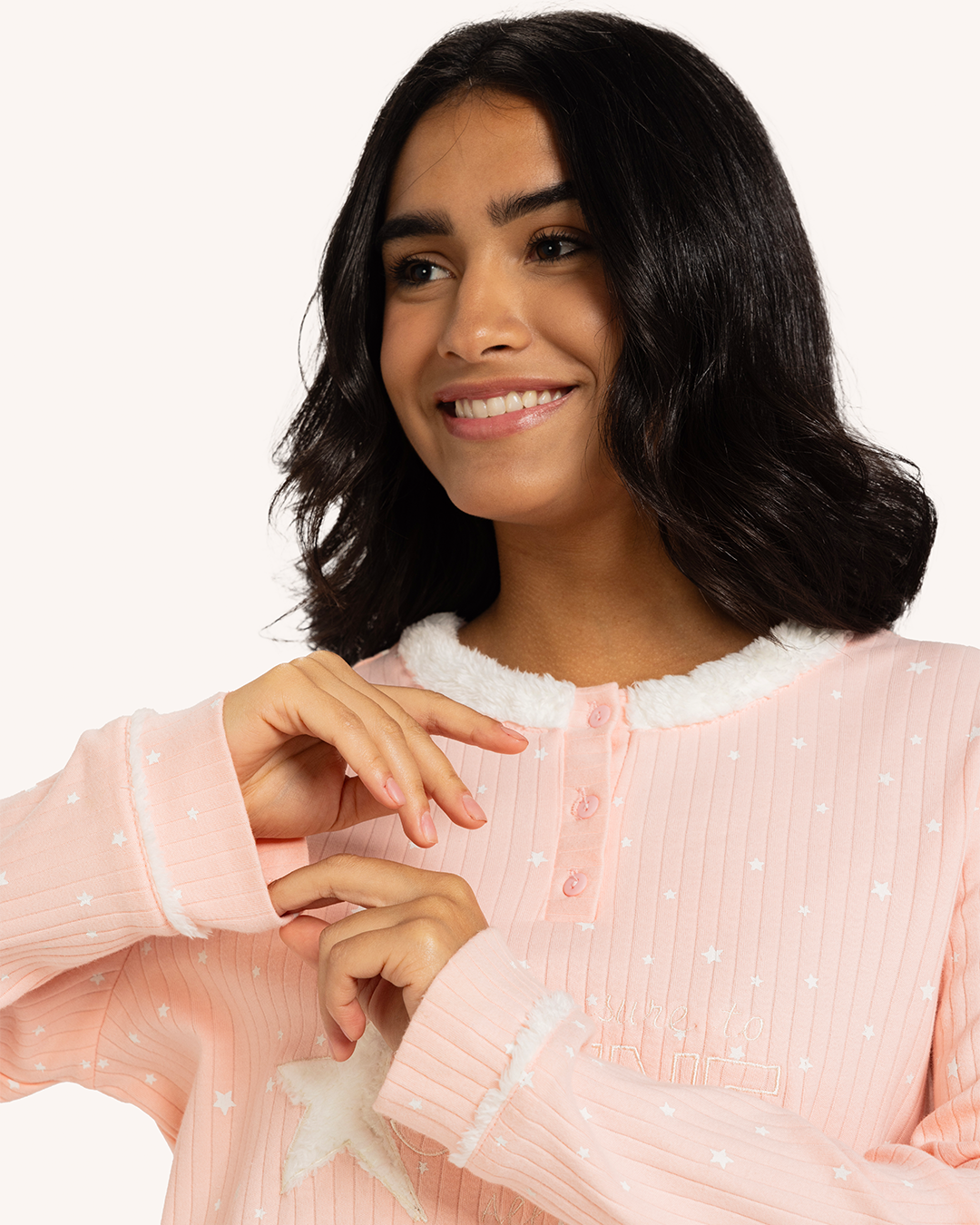 بيجاما حريمى طباعة نجوم