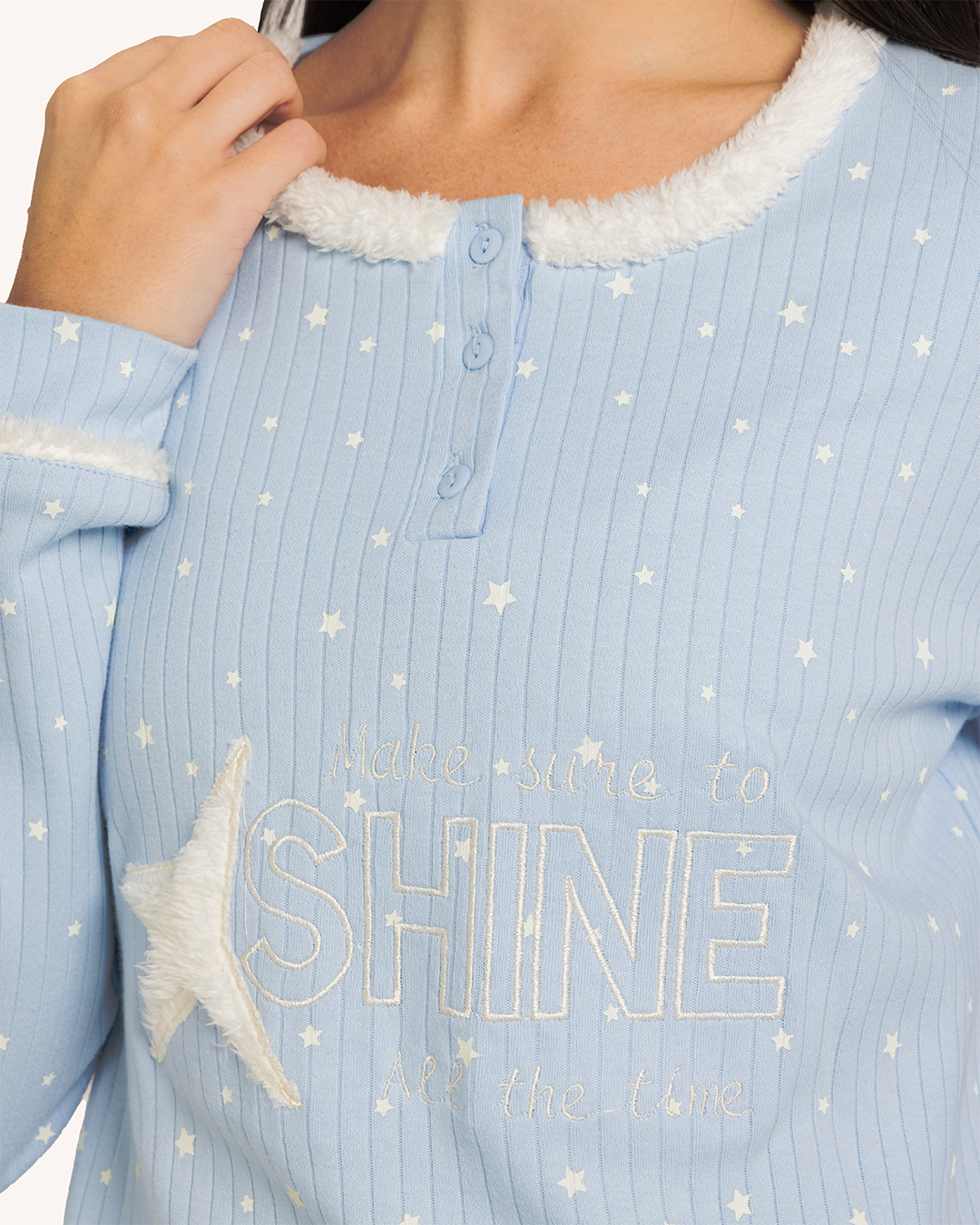 بيجاما حريمى طباعة نجوم