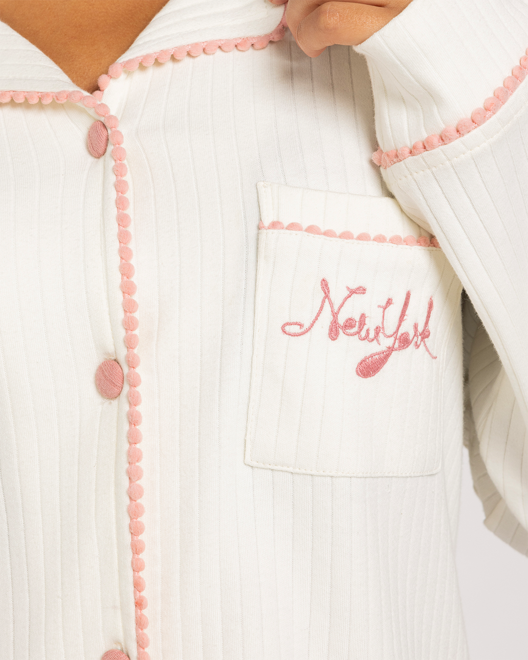 بيجاما حريمى زراير تطريز