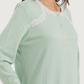Long Women's Jalabiya with Lace Strips
