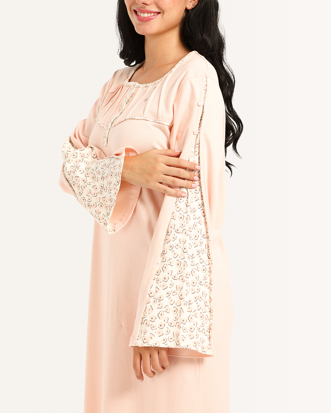 Un long harm galabiya, combien de peetites roses