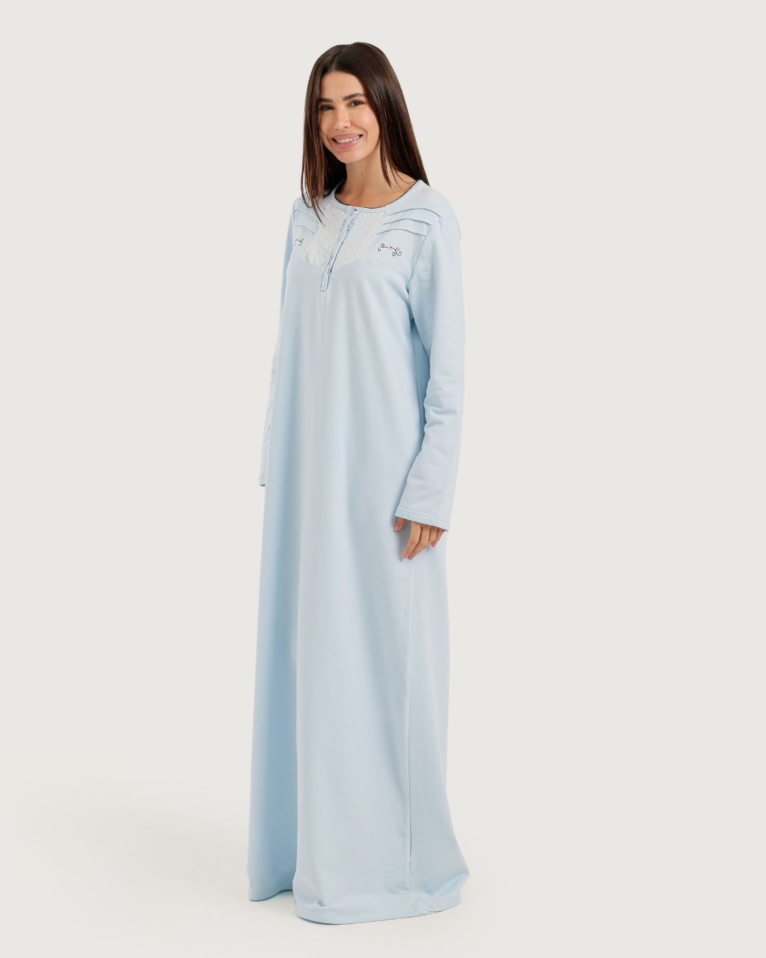 جلابية حريمى طويلة دانتيل