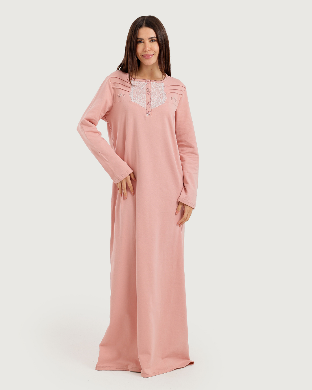 جلابية حريمى طويلة دانتيل