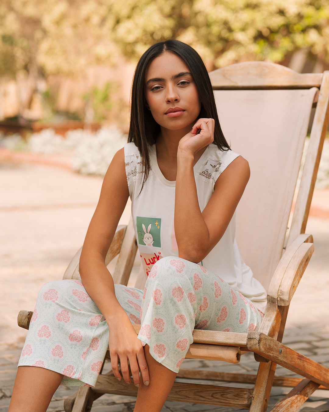 بيجامه كت بدانتيل بنتاكور