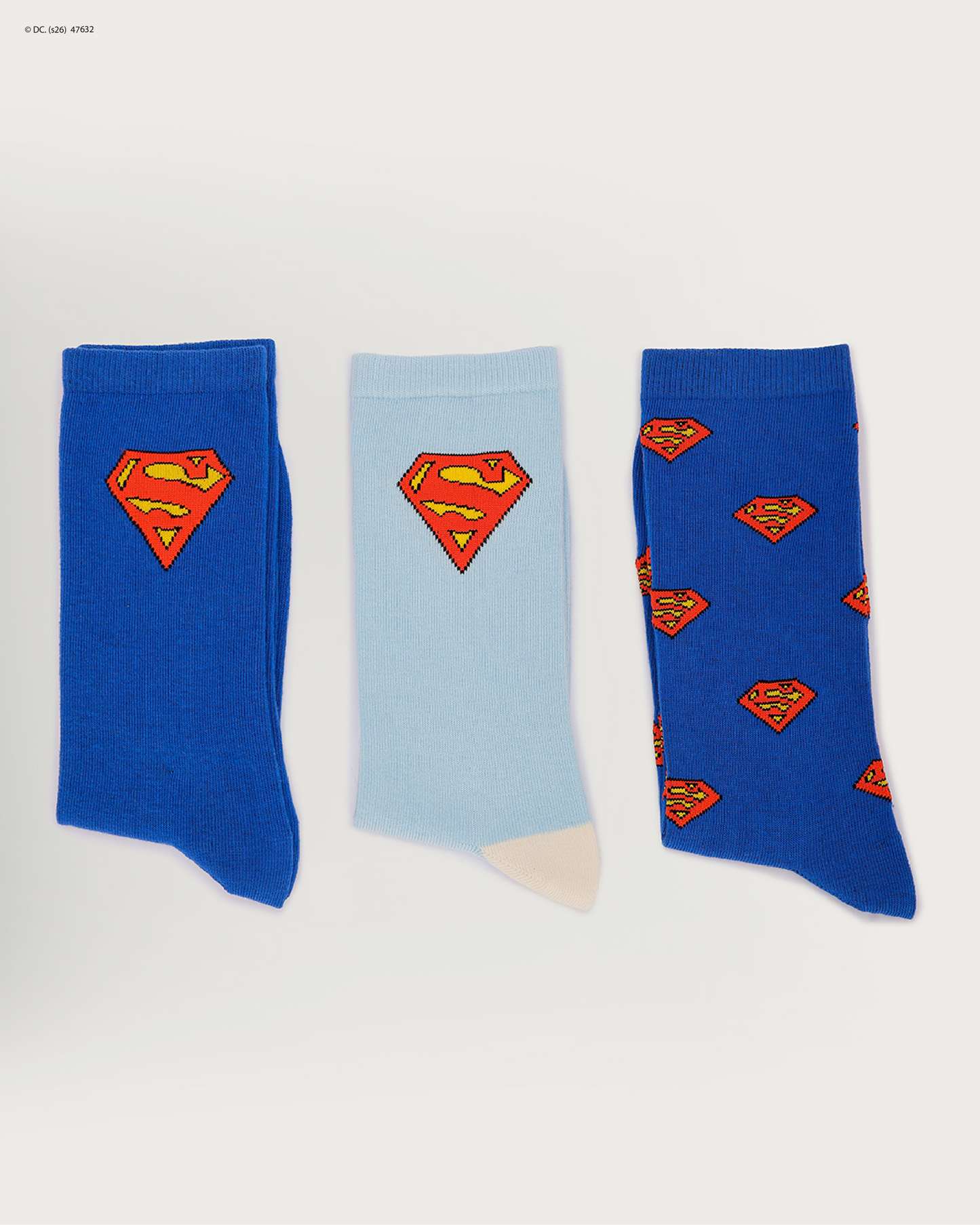 men's socks superman pieces