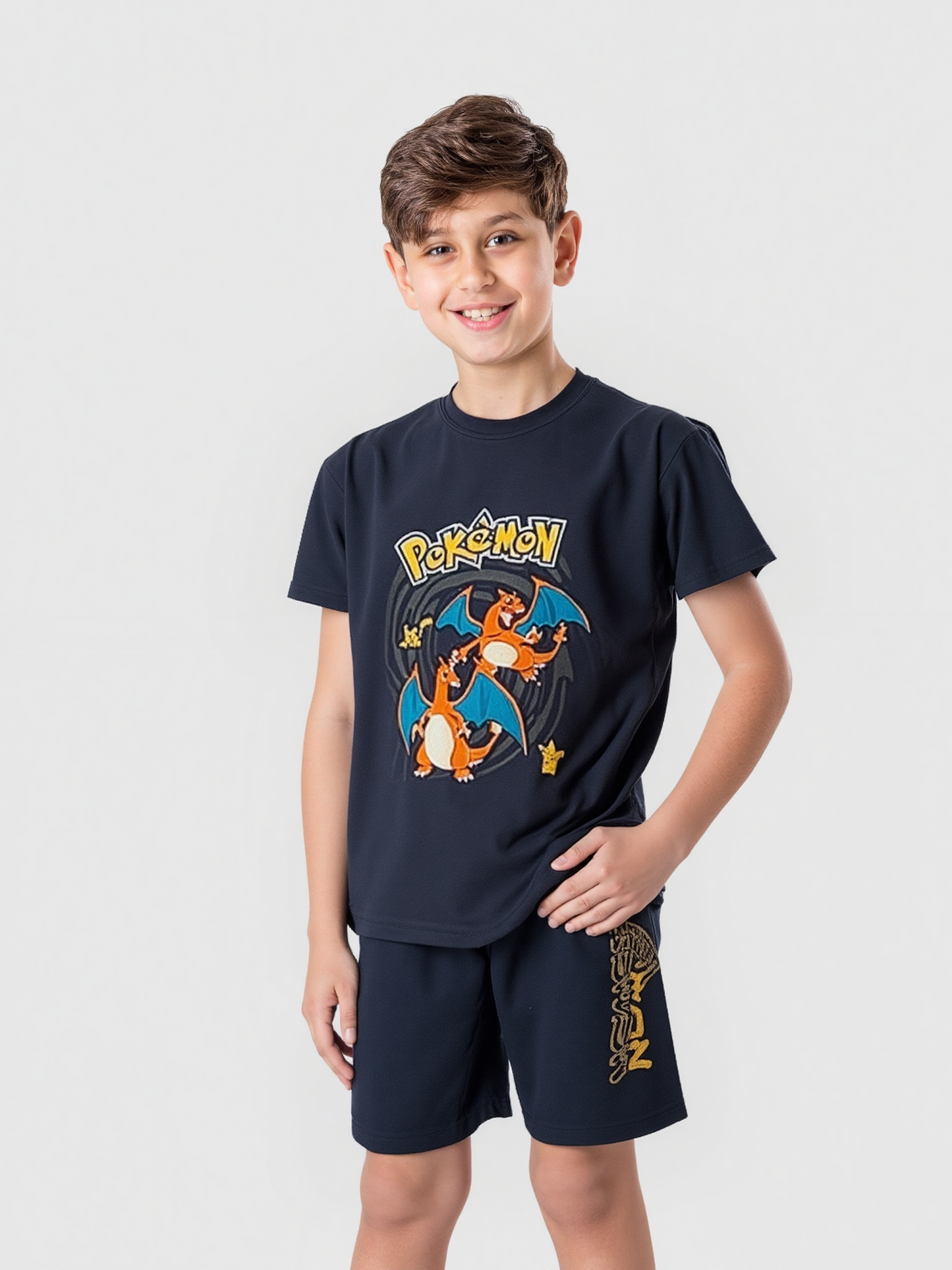 Pokemon بيجاما اولادي نص كم وشورت