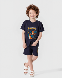 Pokemon بيجاما اولادي نص كم وشورت