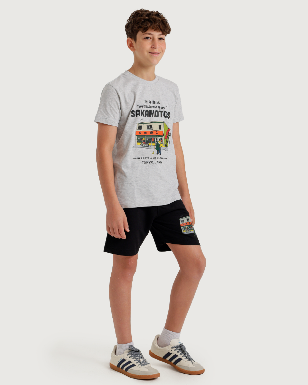 sakamoto بيجاما اولادي نص كم وشورت