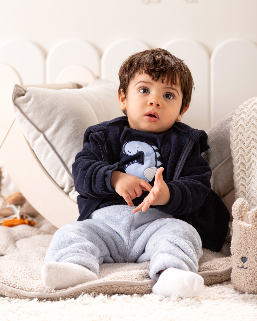 بيجاما 3 قطع الديناصور الصغير