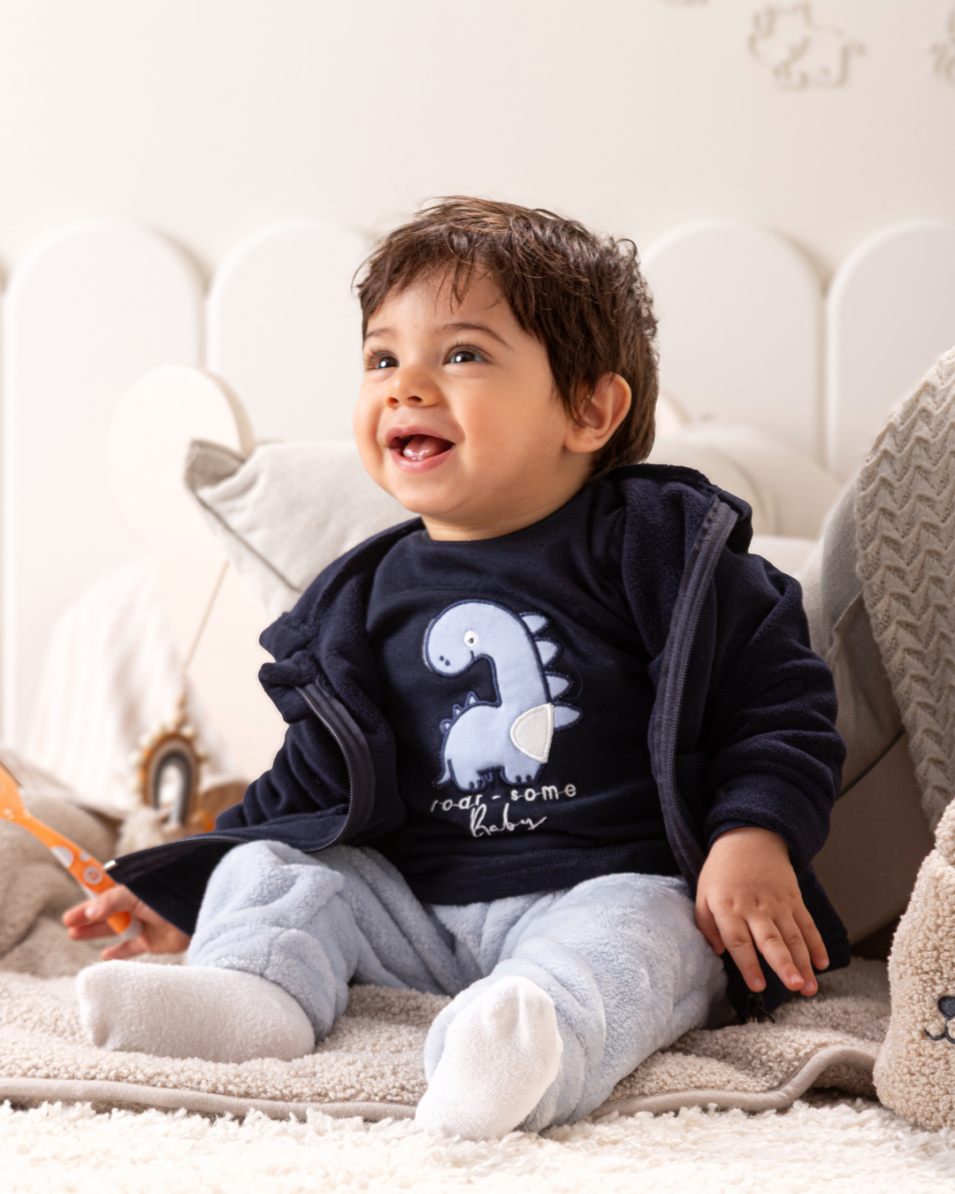 بيجاما 3 قطع الديناصور الصغير