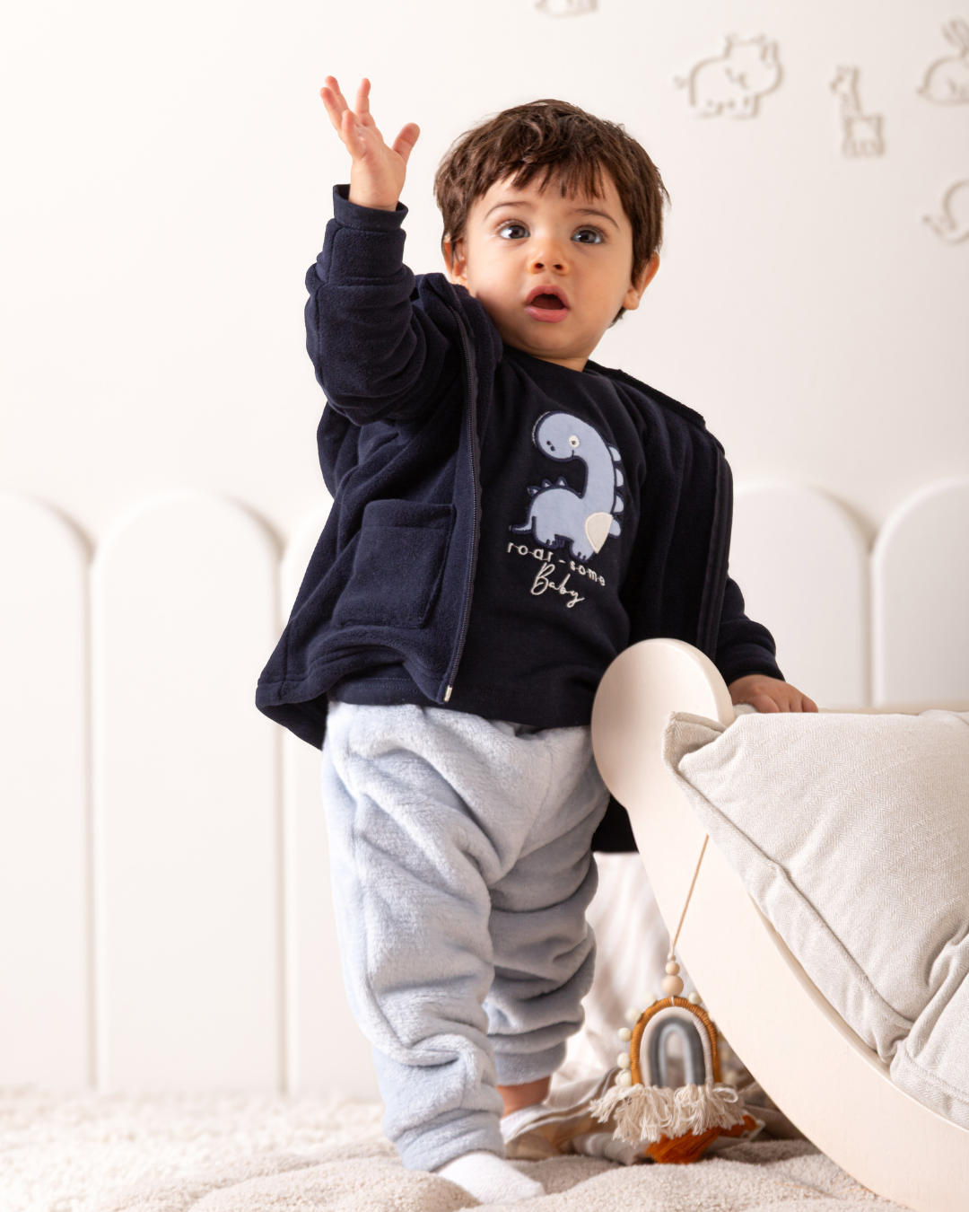 بيجاما 3 قطع الديناصور الصغير