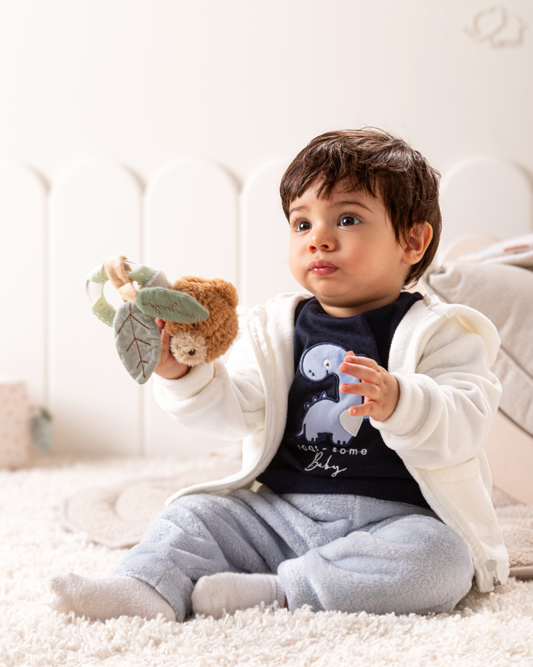 بيجاما 3 قطع الديناصور الصغير