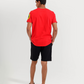 Ferrari Men's Pajama Set Half Sleeve with Shorts