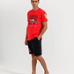 Ferrari Men's Pajama Set Half Sleeve with Shorts