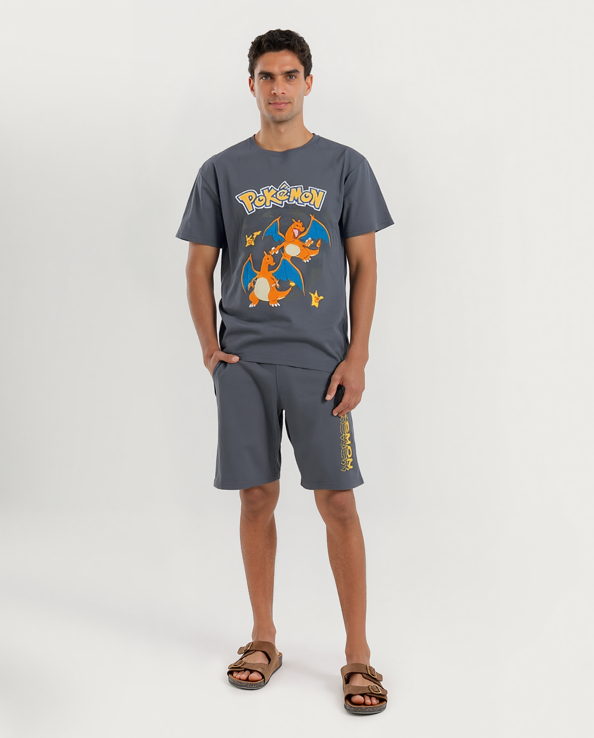 Pokemonبيجاما رجالي نص كم وشورت
